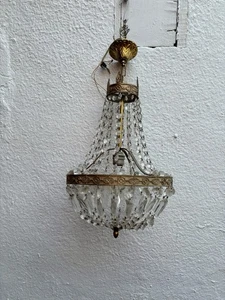 Lustre montgolfière à pampilles - Picture 1 of 24