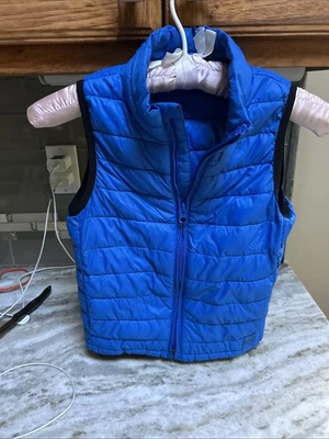 GAP KIDS  5 T BLUE UNISEX  Zip Puffer Vest Primaloft  Lightweight  WINTER SNOW - Image 1 of 4