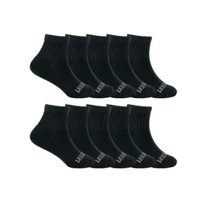 Fruit of the Loom Dual Defense Söckchen Jungen, schwarz, Größe 4,5-8,5 (10er Pack) - Bild 1 von 13