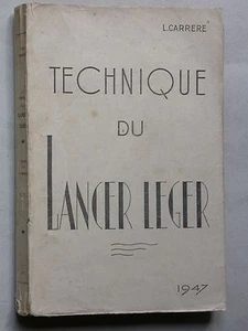Technique du lancer léger - Carrere 1947 Pêche poissons - Picture 1 of 1
