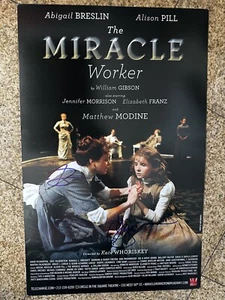 Tarjeta de póster de Abigail Breslin y Jennifer Morrison Trabajadora de Milagros Firmada - Imagen 1 de 1