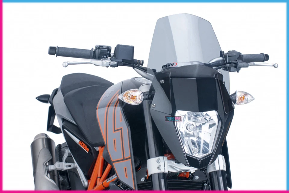 PUIG SCREEN NAKED N.G. SPORT PER KTM 690 DUKE 2014 LIGHT SMOKE - Image 1 of 1