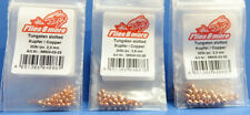 Tungsten Beads geschlitzt KUPFER Ø 2,3mm 2,8mm 3,3mm 3,8mm 4,6mm SLOTTED 20 St.