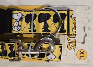 NWT Peanuts Snoopy 5 foot Leash And Adjustable Collar Size XL Charlie Brown - Picture 1 of 5