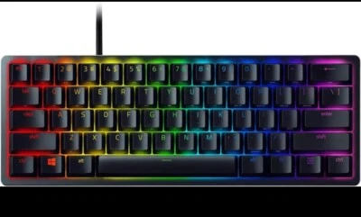 Razer ‎RZ03-03390 Huntsman Mini 60% Gaming Keyboard Chroma RGB Lighting Bad Box! - Image 1 of 4