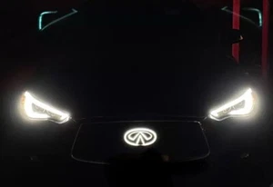 Q60 17+ Led Emblem Inf Gloss Black. 💯 FB - Picture 1 of 8