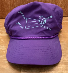 Rick & Morty Adult Purple Snapback Hat EUC Nice “Rick Flying” - Picture 1 of 3