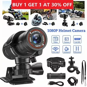 Motorrad Kamera Full HD 1080P DVR Min Motorrad Action Helm Sport Cam UK - Bild 1 von 19