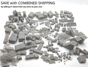 HO Scale Roof / Building Exterior Details 245pc Air Conditioner Chimney Dumpster - Picture 1 of 14