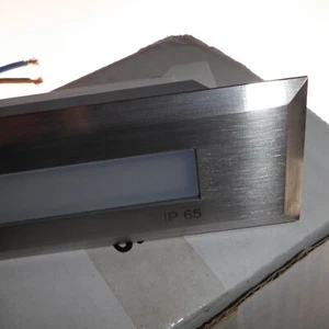 SIMES Righello S.4507W.19 Outdoor LED Step Light Stainless Steel IP65 Made Italy - Picture 1 of 13