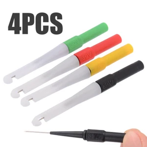 4pcs 0.7mm Piercing Probes Multimeter Pen Probe Mini Wire Piercer Car Repair KD - Picture 1 of 6