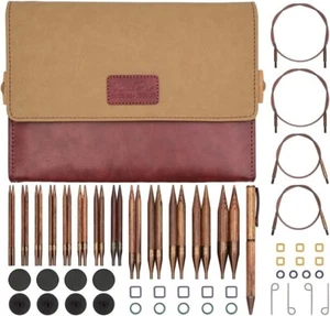 KnitPro Ginger Grande Interchangeable Needle Set 4" 10cm | 13 US Sizes (3 to 17) - Picture 1 of 2