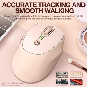 T-WOLF Q7 Rechargeable Dual-mode Bluetooth Wireless Mouse With Charge Display - Picture 1 of 8