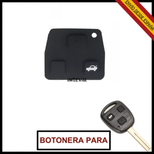 GOMA BOTONERA PARA LLAVES DE 3 BOTONES TOYOTA AVENSIS COROLLA YARIS RAV4 - Imagen 1 de 1