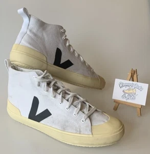 Zapatillas de deporte veganas de lona Veja Nova para hombre BLANCO ROTO UK 11 VINTAGE RARAS - Imagen 1 de 11