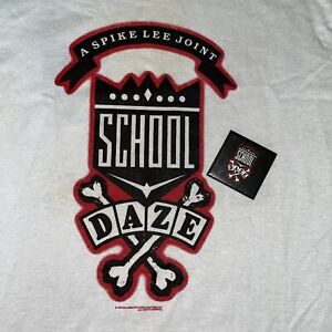 Vintage Dead Stock 1988 SCHOOL DAZE Movie SPIKE LEE T Shirt M ADIDAS Trefoil