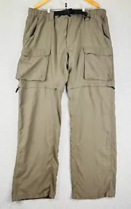 Boy Scouts Of America Convertible Pants Men XL Tan Uniform Outdoor Cargo Pockets - Picture 1 of 12