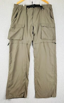 Boy Scouts Of America Convertible Pants Men XL Tan Uniform Outdoor Cargo Pockets - Image 1 of 4