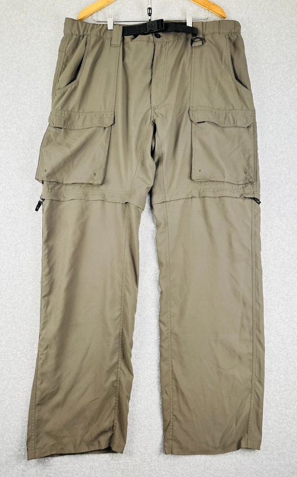Boy Scouts Of America Convertible Pants Men XL Tan Uniform Outdoor Cargo Pockets - Image 1 of 4