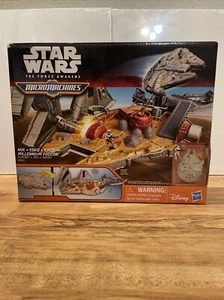 Micro Machines Star Wars the Force Awakens Millennium Falcon Playset hasbro new - Picture 1 of 3
