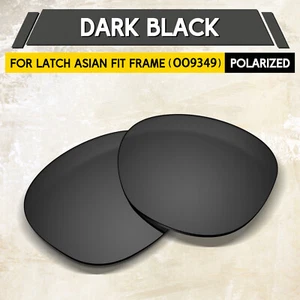 1.5MM POLARIZED Replacement Lenses for Oakley Latch Asian Fit OO9349 53mm, Black - Imagen 1 de 3