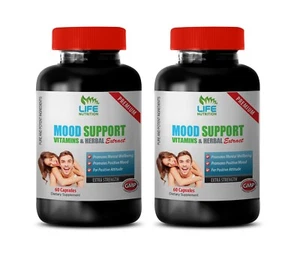 stress and anxiety relief - MOOD SUPPORT FORMULA - anti inflammation diet 2 BOTT - Picture 1 of 11