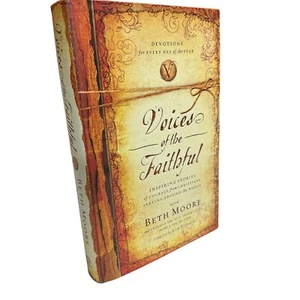 Voices of the Faithful - Hardcover By Beth Moore - NASB Bible Devotional - Picture 1 of 4