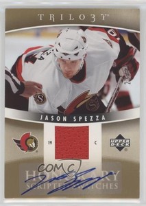 2006 Upper Deck Trilogy Honorary Scripted Swatches /25 Jason Spezza #HSS-JS Auto