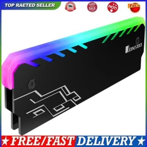 1pc RGB RAM Heatsink Desktop PC DDR DDR3 DDR4 Memory Heat Spreader (Black) - Bild 1 von 11