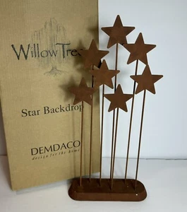 Accesorio de telón de fondo estrella metal belén Navidad árbol sauce 26007 vacaciones - Imagen 1 de 11