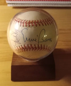 1969 Chicago Cubs Autographed Baseball 10 Signatures Banks Williams Santo - Picture 1 of 6