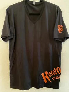 Ketel One Vodka SF Giants MLB T-shirt Mens Medium Black Orange NWOT - Picture 1 of 3