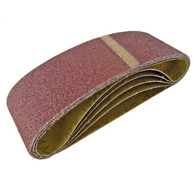 75 X 533mm Sanding Belts. Packs Of 5 Or Mixed Pack Of 20 (5 Of Each Grit) • 6.45£