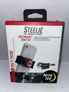 Nite Ize Steelie FreeMount Auto Vent Kit Magnetic Phone Mount Bracket STFK-01-R8