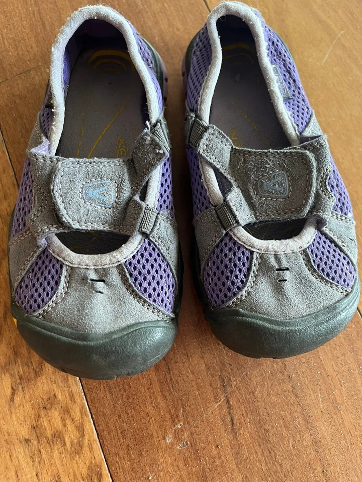 Sandalias Keen Breezemont Malla Mary Janes Niño Pequeño Senderismo Agua Púrpura Talla 10 Foto 1 de 4