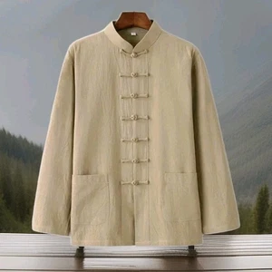 Fantastic Pure 100% Cotton Long Sleeve Shirt Jacket - Picture 1 of 10