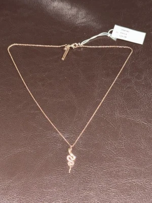 "Cable fino con colgante de serpiente pequeña rebecca minkoff 16"""  Foto 1 de 4