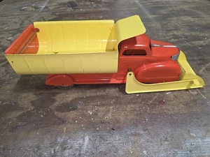Vintage Marx Pressed Steel Repainted Lumar Contractors Dump Truck 1950s - Picture 1 of 6