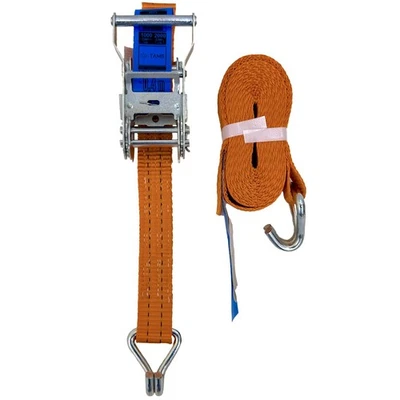 TAMS® Spanngurt Zurrgurt mit Ratsche und Haken EN 12195-2 1T - 2T Gurt - Bild 1 von 4