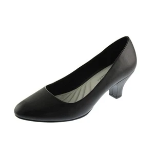 Easy Street Womens Fabulous Faux Leather Slip On Heels Pumps Shoes BHFO 6270 - Picture 1 of 2