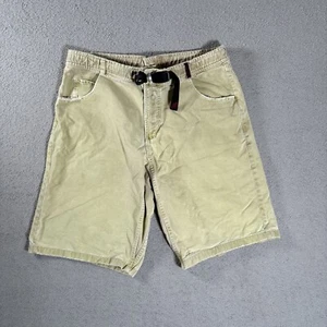 VNTG Gramici Shorts Men’s Size 34 Fit 33 Off Yellow Buckle Belted Hiking USA - Picture 1 of 13
