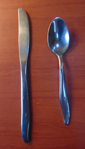 Citation by Mar-Crest Starburst knife & spoon set, very good cd., free shipping - Picture 1 of 1