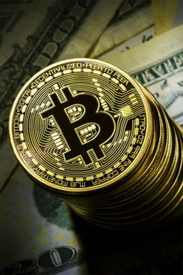 Bit Coin Print Currency Wall Art Home Decor - POSTER 20x30 - Image 1 of 4