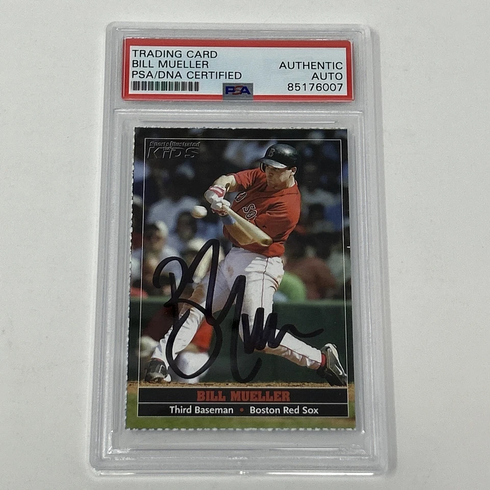 Tarjeta firmada por Bill Mueller Sports Illustrated for Kids #393 2004 PSA losa automática  Foto 1 de 3
