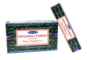 Palitos de Incienso Pachulí Bosque Fragancia Satya Nag Champa Incienso Original Joss - Imagen 1 de 7