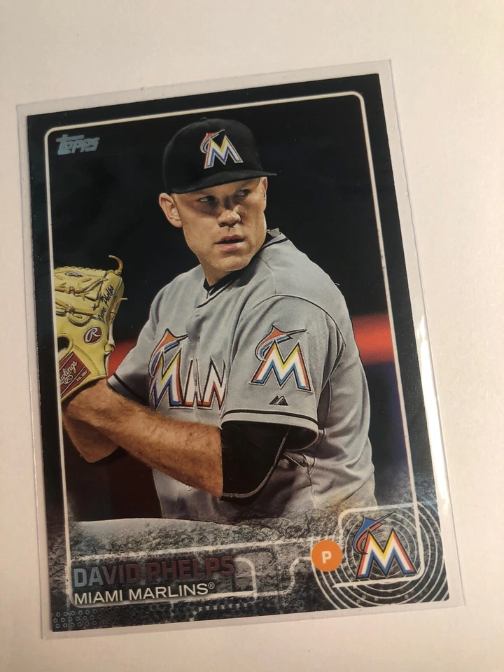 2015 Topps Update Black Parallel David Phelps Marlins US30 /64 - Image 1 of 1
