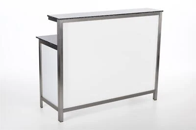 GASTROBEDARF WESTERBARKEY GMBH Mobile Longdrinktheke aus Edelstahl Klappbar in 1,25, 1,5 oder 2m div. Farben