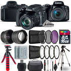 Canon PowerShot SX70 HS Camera + 7 PC Filter Kit + Spider Tripod - 16GB Bundle