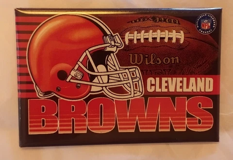 Cleveland Browns Refrigerator Magnet NFL Fridge Desk Football Cover