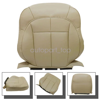 Driver Top Replacement Leather Seat Cover Tan For 1999-2004 Jeep Grand Cherokee - Image 1 of 4